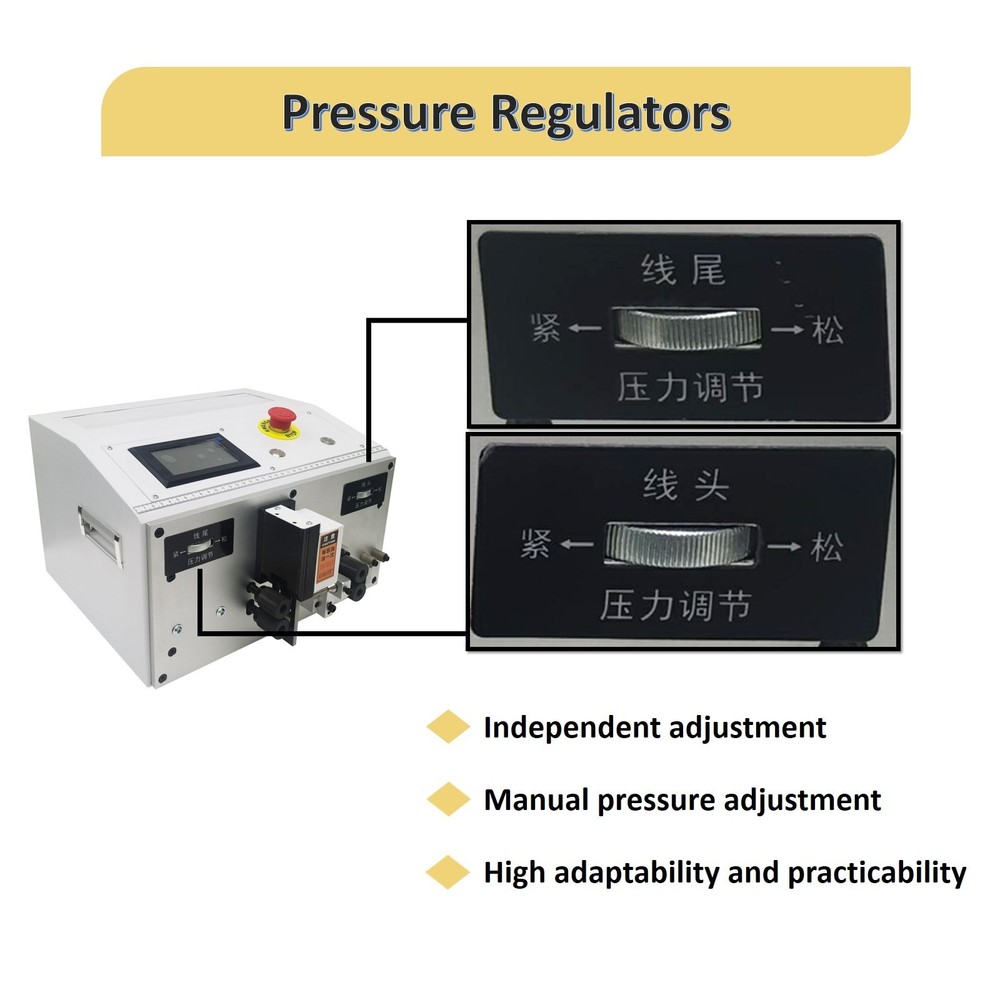 110V Wire Cable Stripping Machine 0.1-4.5mm² Fully Automatic Copper Cable Cuttin