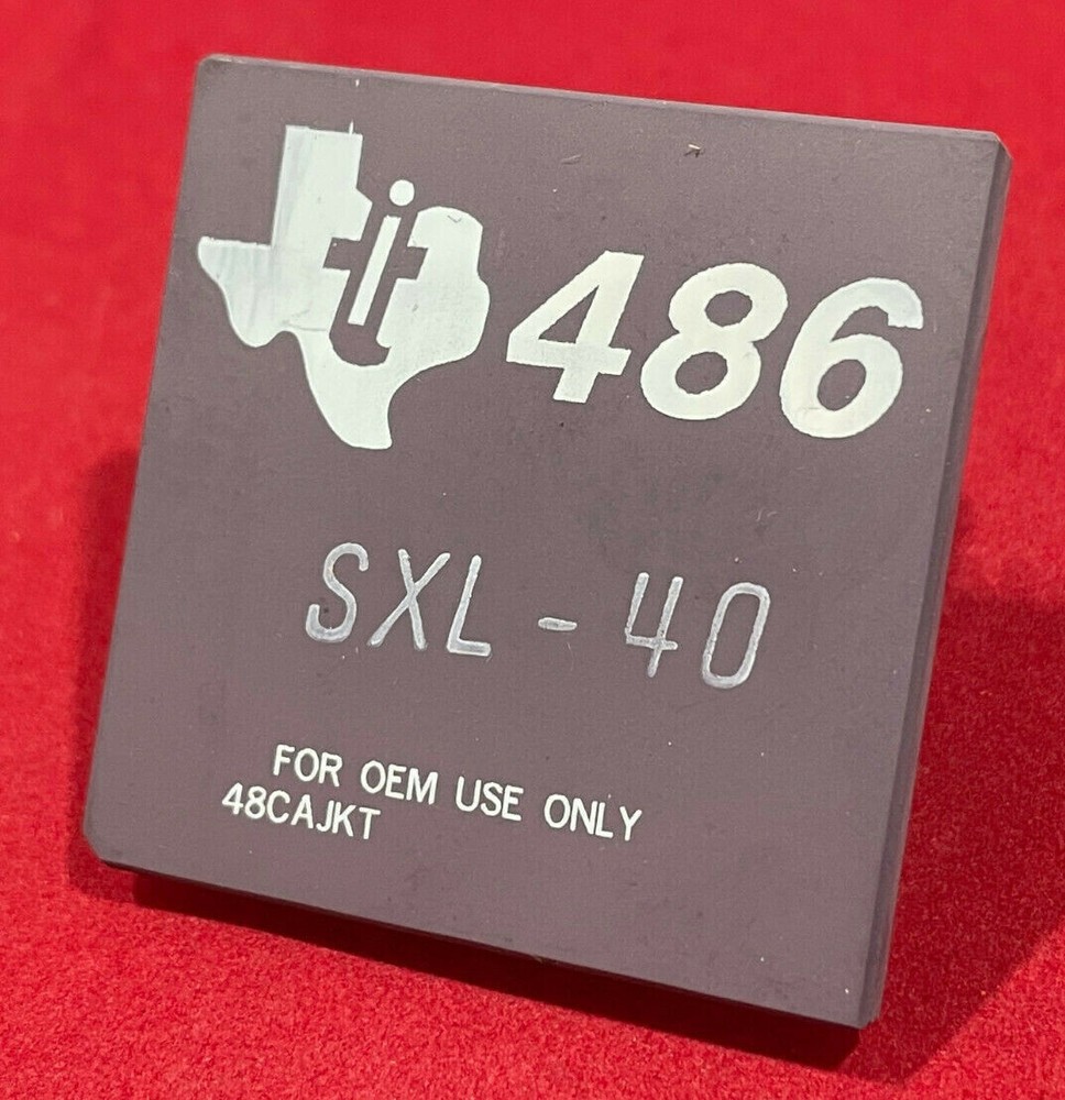 Texas Instruments 486 SXL-40 Processor CPU SXL40 (Pull) TI-TI486SXL-40