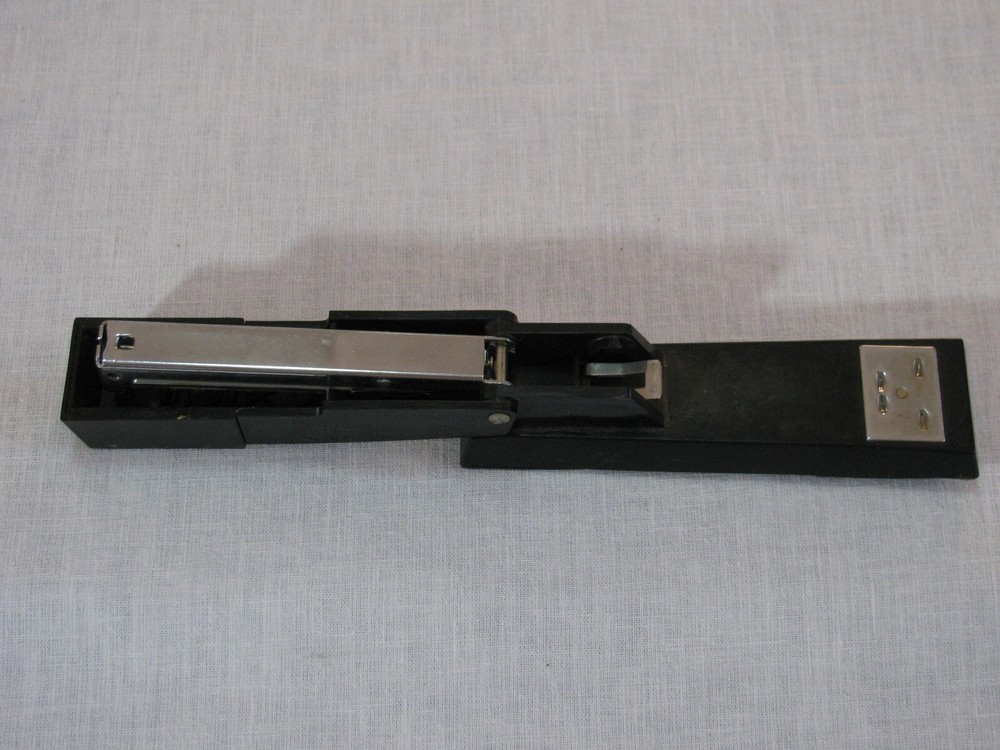 Vtg Bostitch Desk Stapler, Black, Works rr