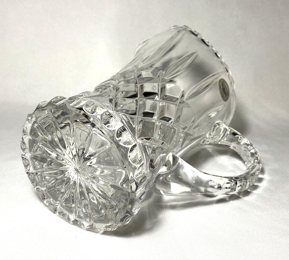 GORHAM ~ Early Quality Thick Crystal 32 Oz. PITCHER (king Edward) ~ Germany