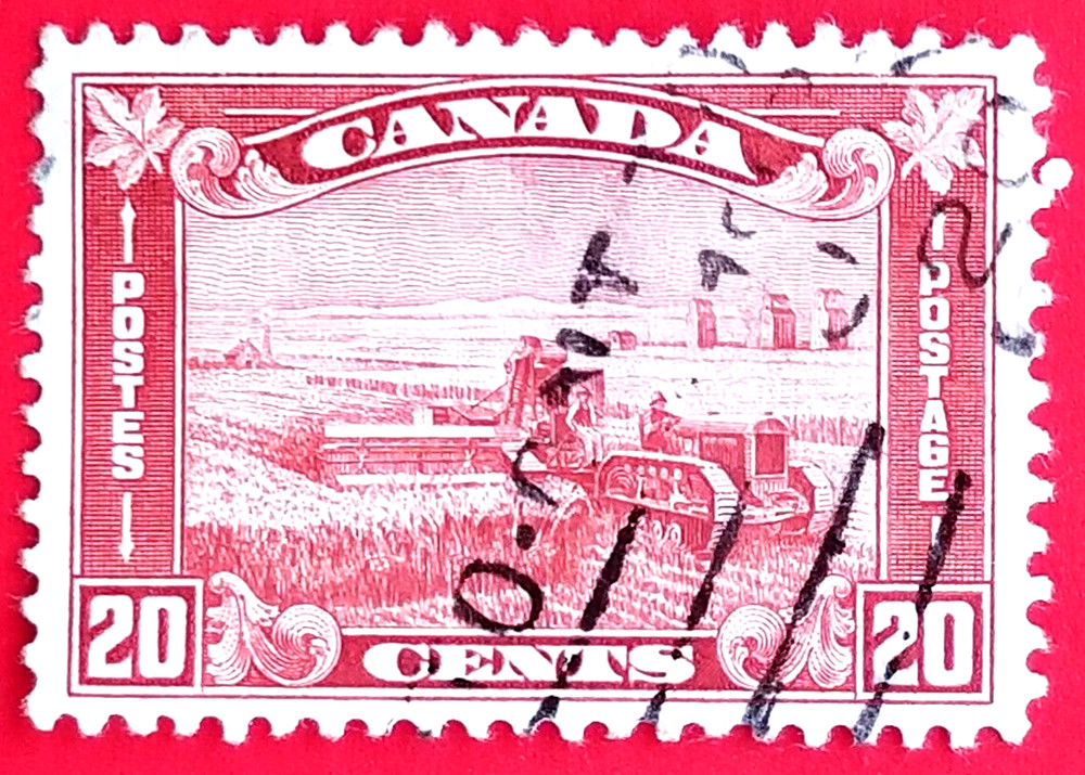 Canada Stamp #175 "Harvesting Wheat" Used