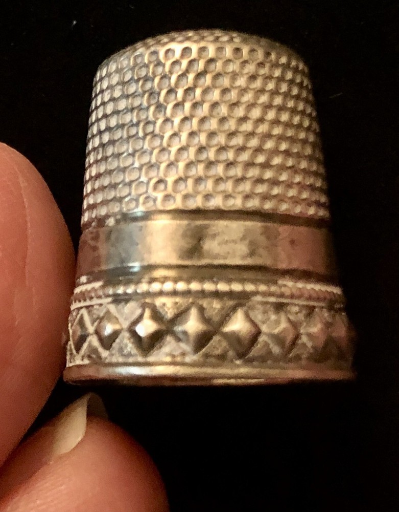 Vintage Sterling Silver Thimble