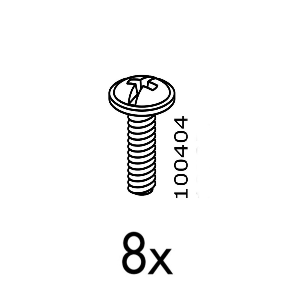 8 IKEA Screws Part # 100404