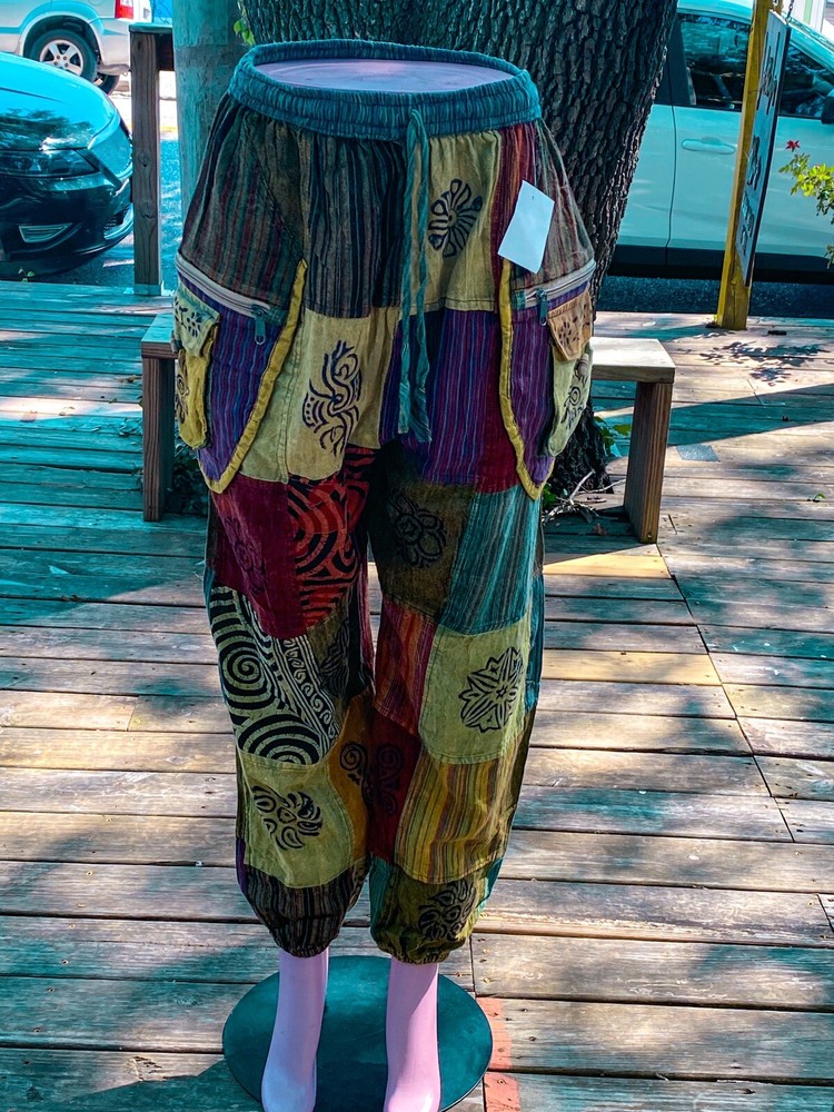 Beautiful Boho hippie patchwork pants Unisex