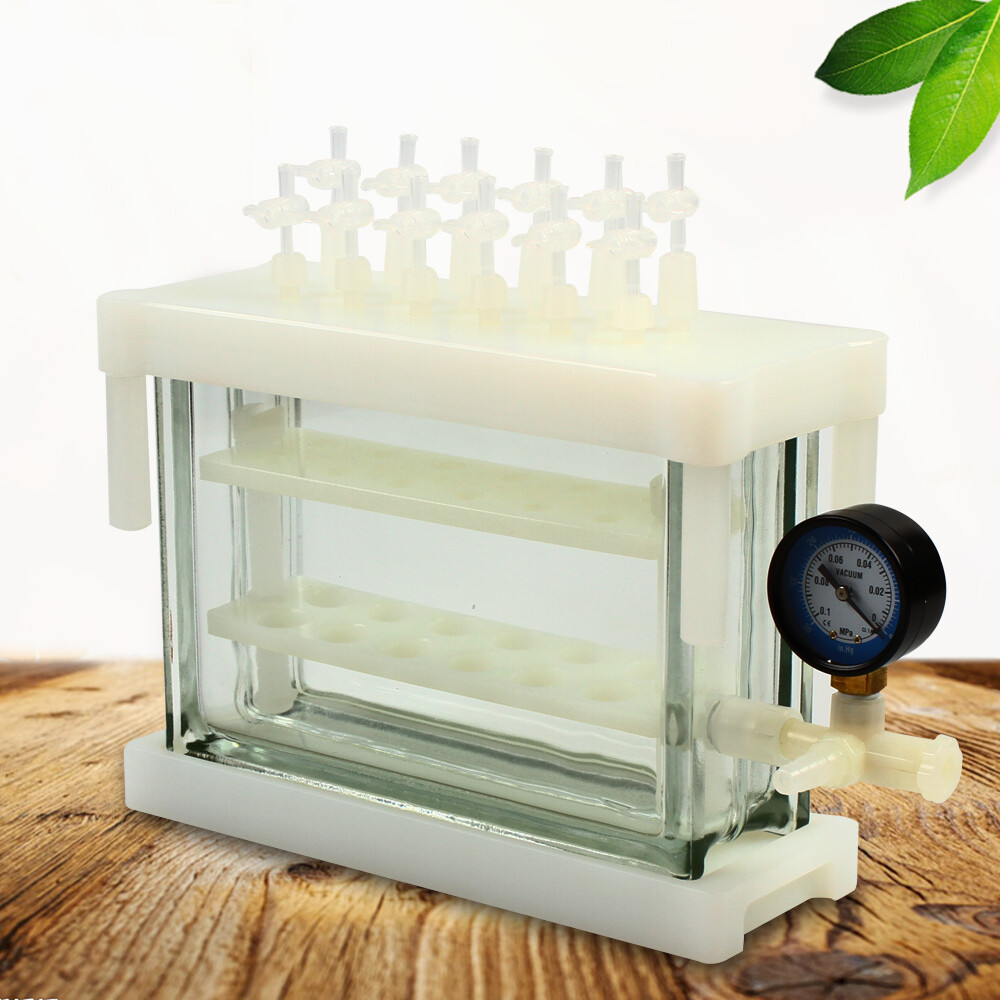 12 Position Lab Solid Liquid Phase Extraction SPE Manifold Vacuum Extracting Set