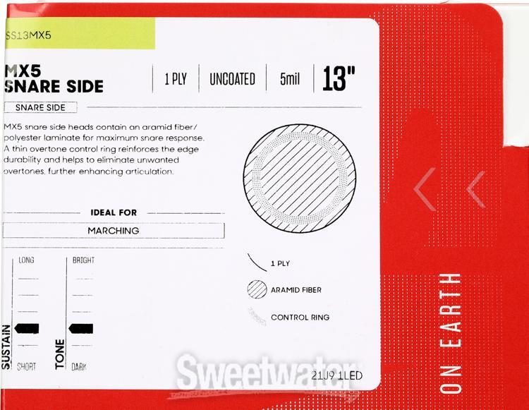 Evans MX5 Snare Side Marching - 13-inch