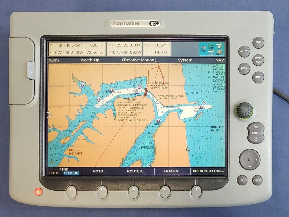 Raymarine E120 Classic GPS Chartplotter MFD