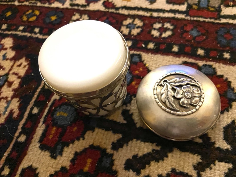Vintage Tiffany&co Sterling Silver Jar Box