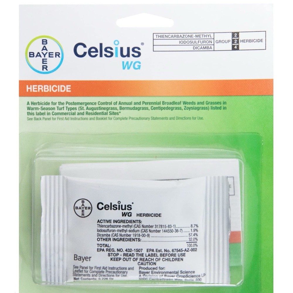 Celsius WG | Single dose 0.226 oz Easy Mix Packet | Post Emergent Weed Control