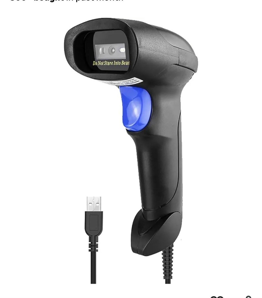 NetumScan Handheld USB CCD Barcode Reader Supports Screen Scan UPC Bar Code