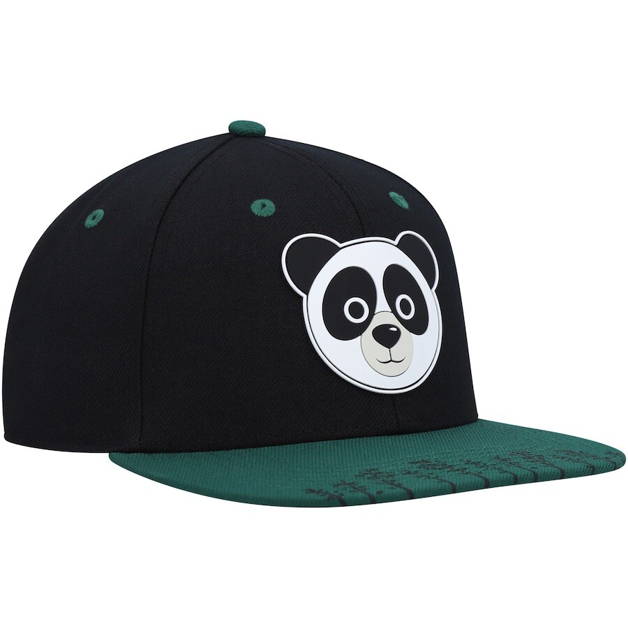 Explore Youth Panda Snapback Hat - Black