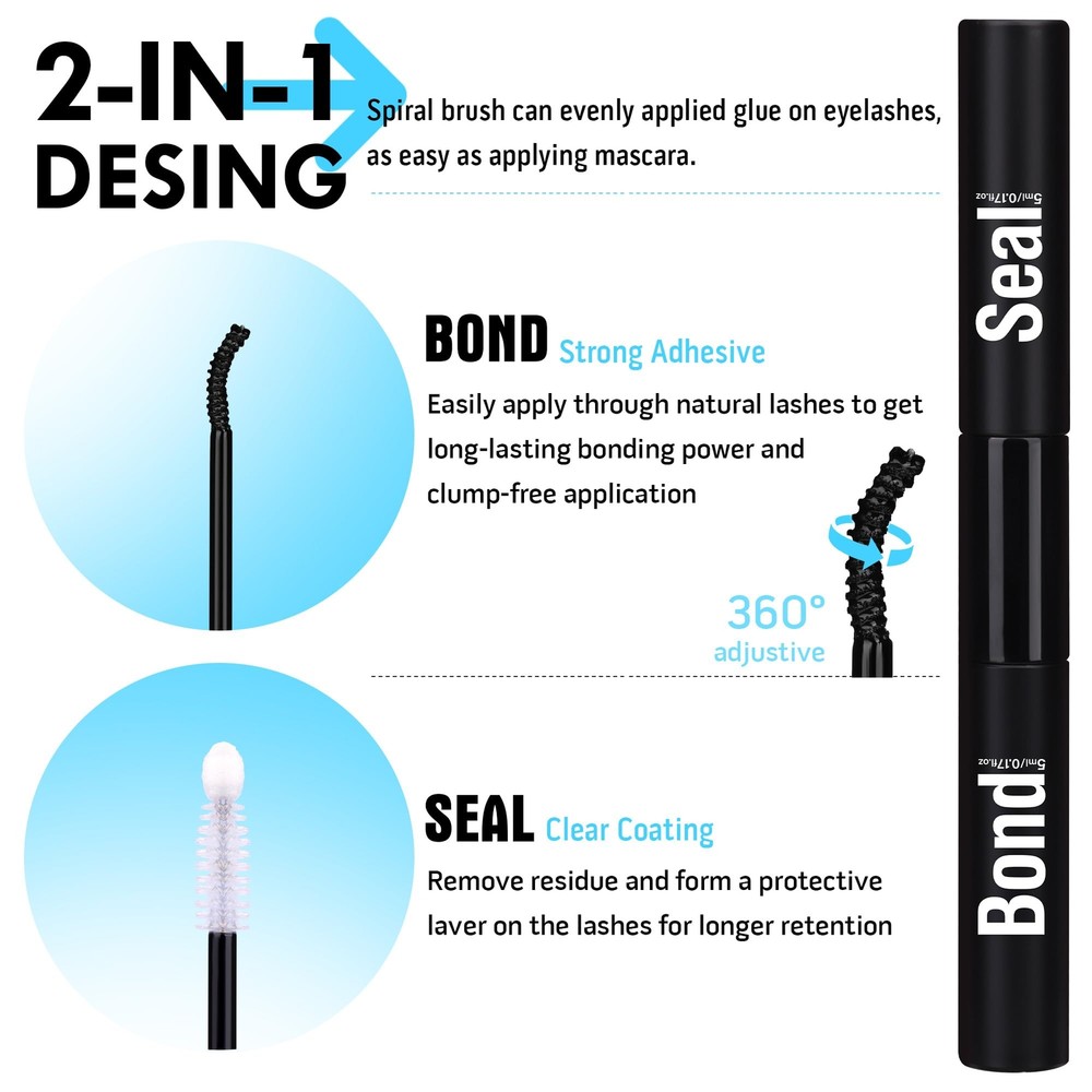 Fluffy Lash Extension Kit Cluster Lashes DIY Eyelash Extension Kit Individual...