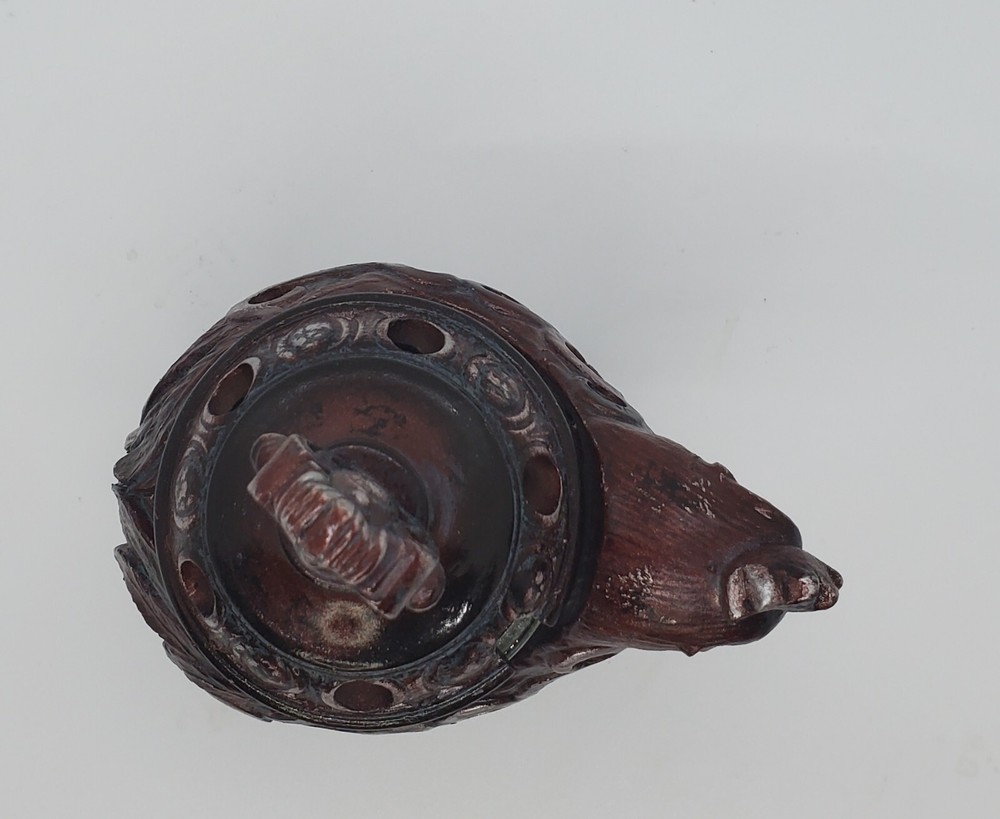 Three Rooster Incense Burner With Tray