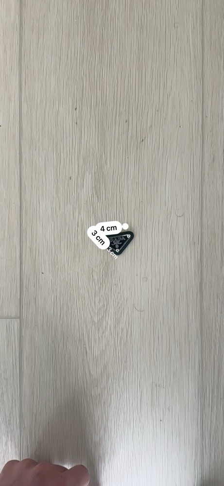 Prada Triangle Replacement Leather Logo