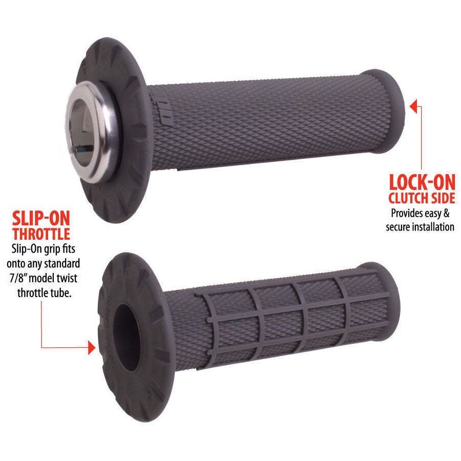 ODI Universal Lock-On Half Waffle Grips