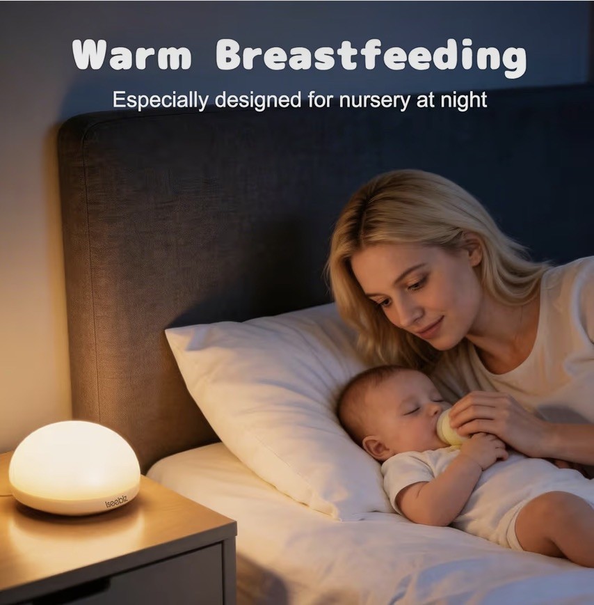 LED Control Smart Bedside Night Light Touch Lamp Bedside Wireless Rechargeable