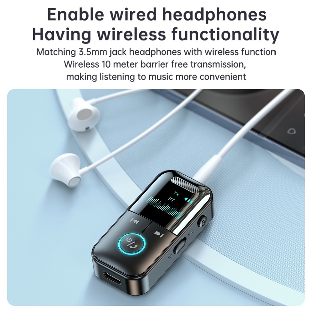 4in1 Bluetooth Audio Adapter Wireless Receiver Transmitter MP3 Player 3.5mm Aux