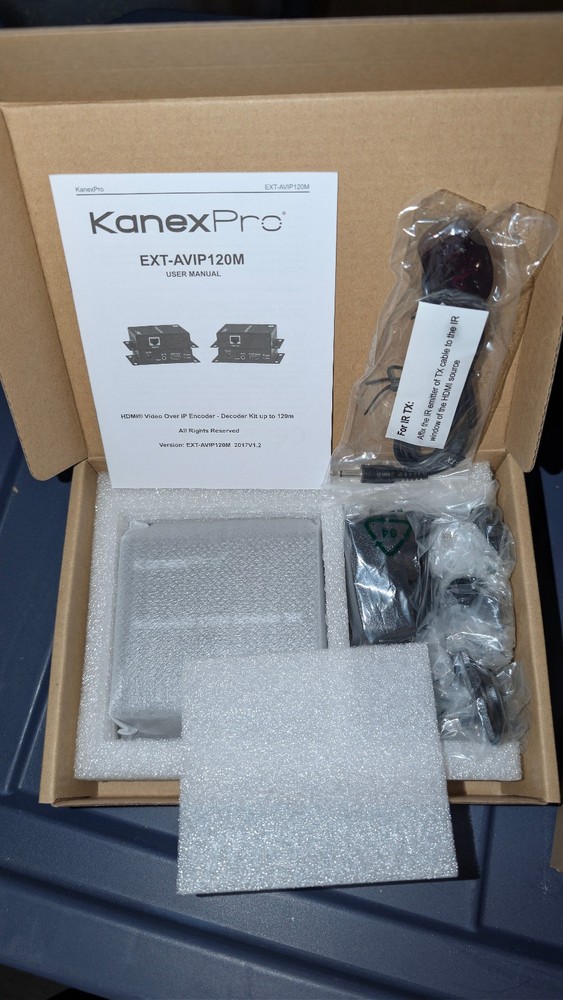 KanexPro NetworkAV 120M Extender Set EXT-AVIP120M