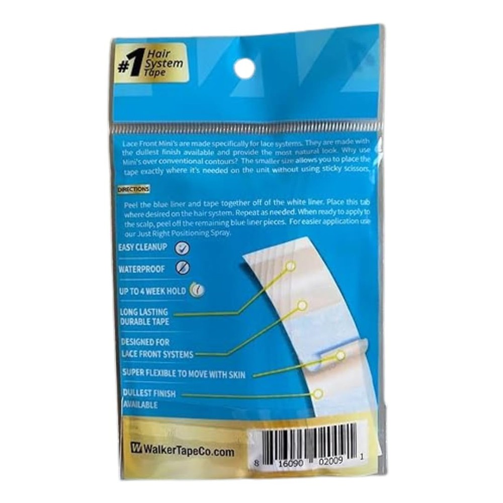 Lace Front Mini's Double Side adhesive 72 mini's per pack