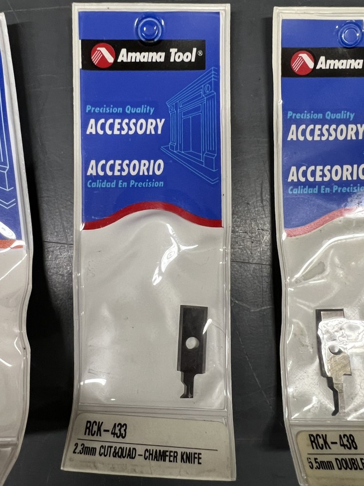 Amana Tool Groove Insert Engraving Set