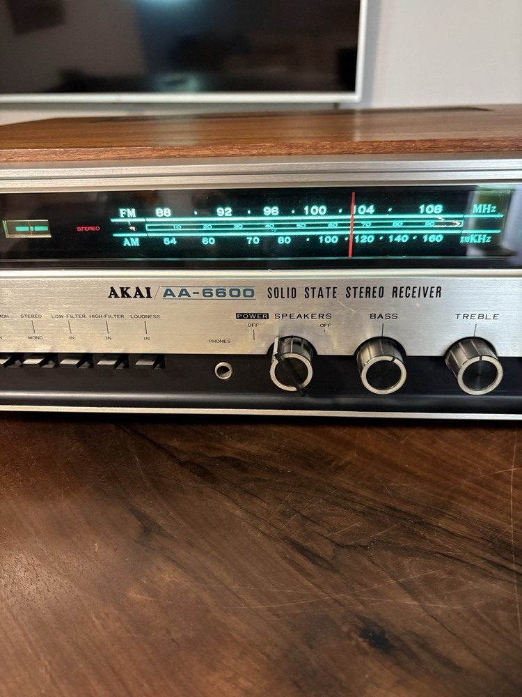 AKAI AA-6600 Stereo Receiver, Tested, Working Order