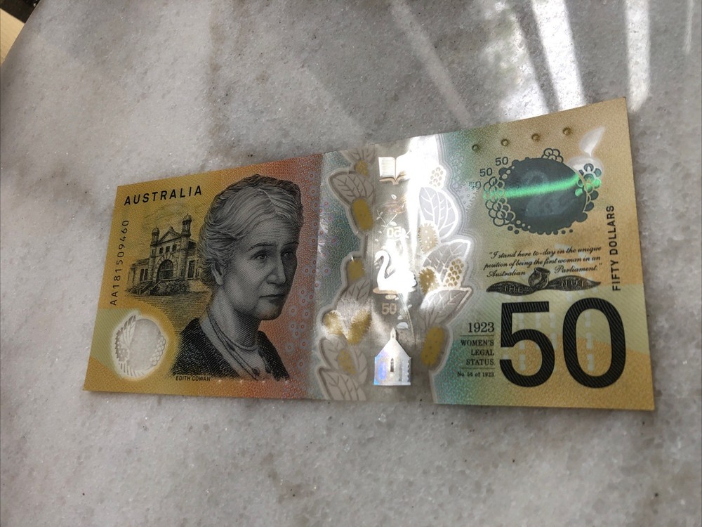 2018 $50 First Prefix Lowe Fraser AA181509460