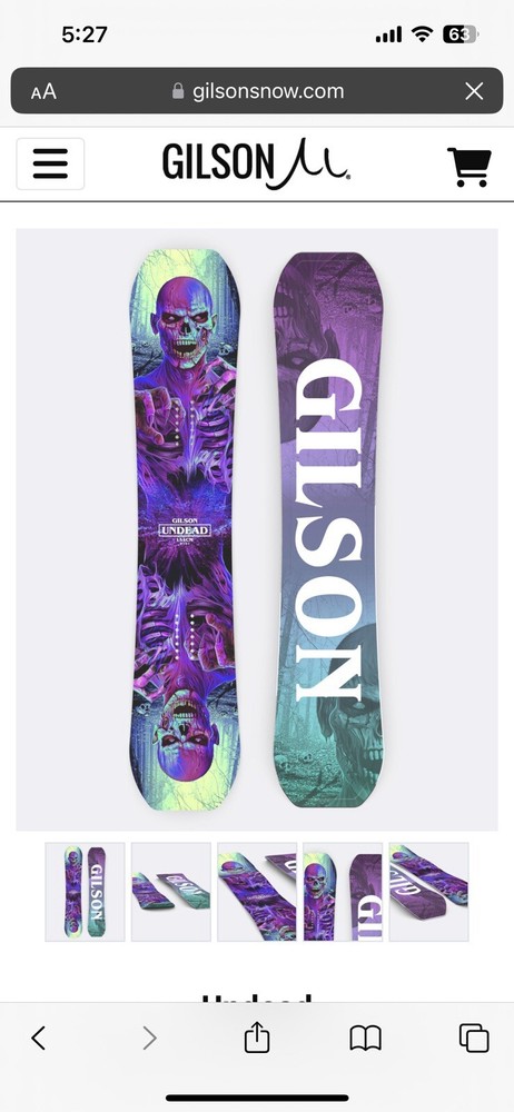 Gilson Undead 159cm Wide deck only