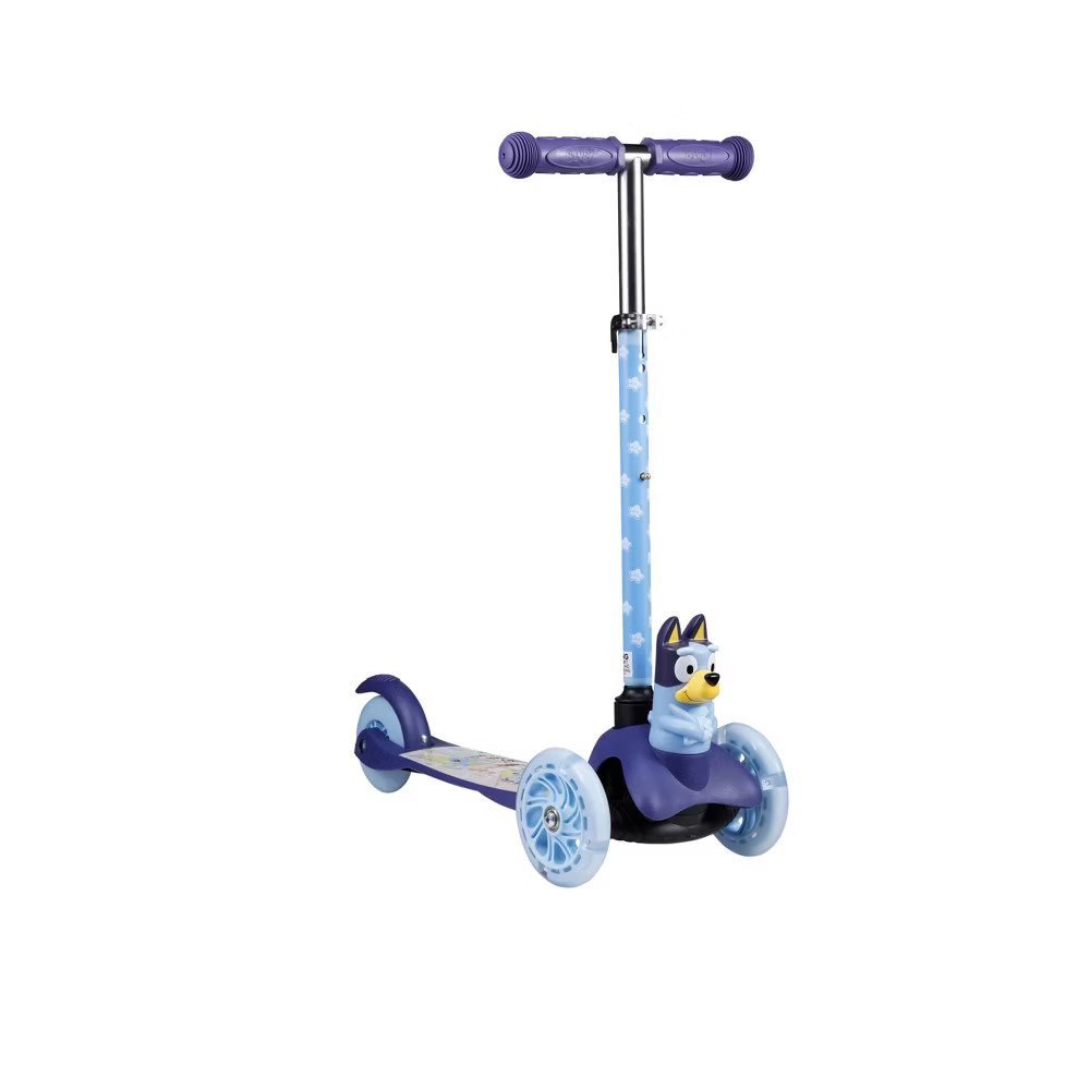 Bluey Mini 3D LUW Kick Scooter with Adjustable Handle Bar