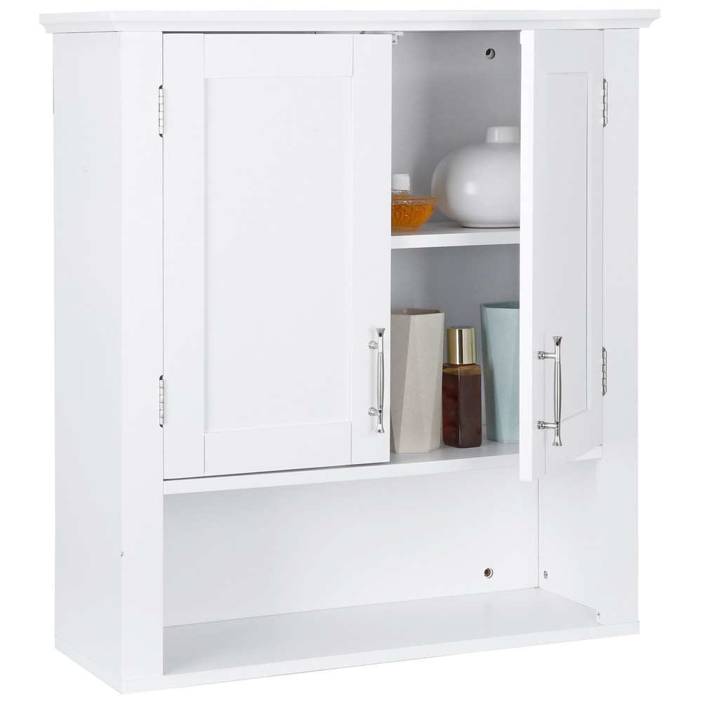 Bathroom Kitchen Cabinet Free Standing Cupboard Storage Organizer Shelf Durable