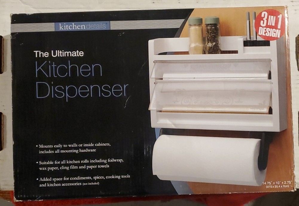 Plastick White Triple Paper Dispenser