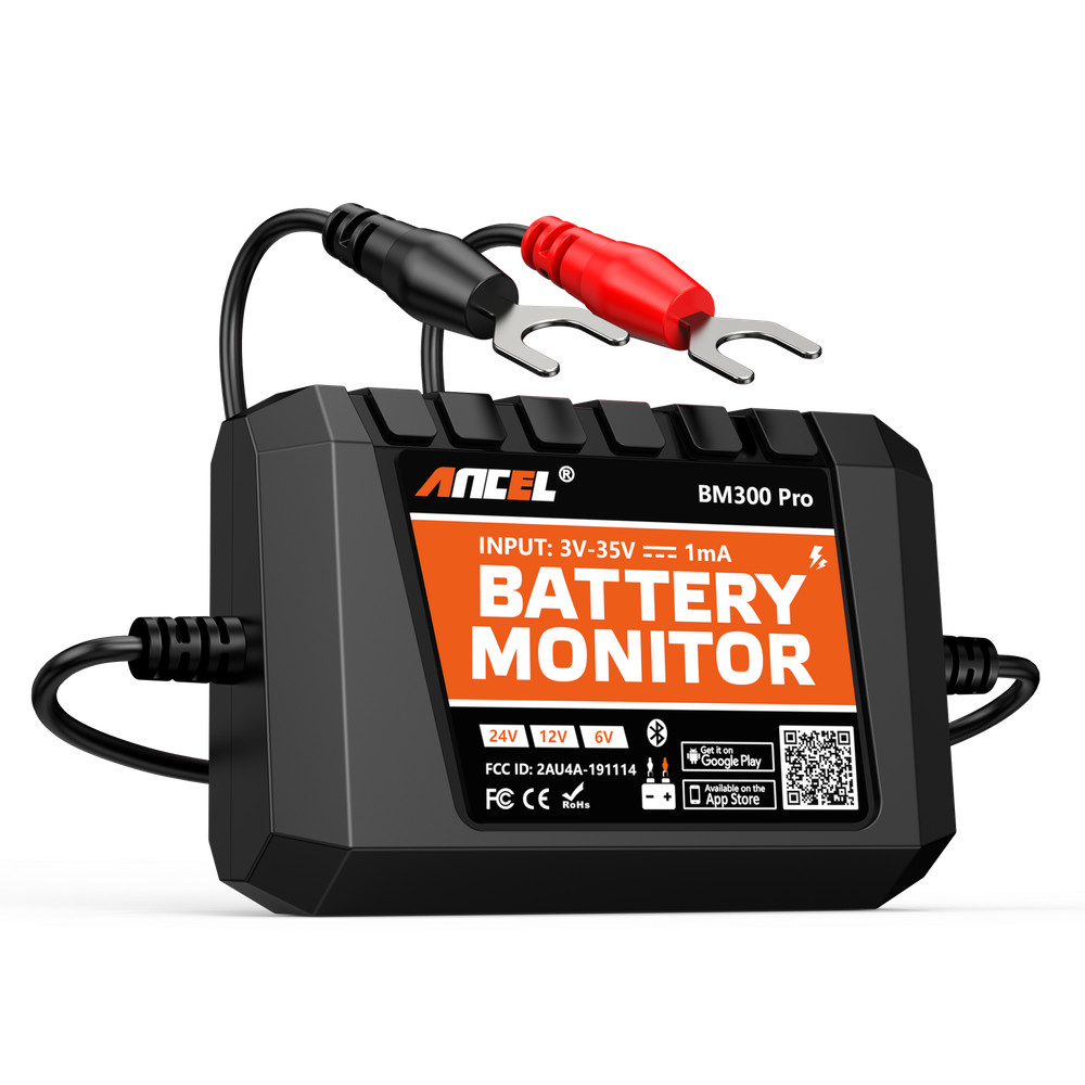 ANCEL 6V 12V 24V Car Battery Tester Charging System Analyzer for Android IOS