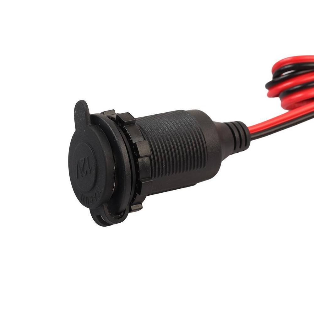 Car Motorcycle Boat Lighter Socket Plug Connector DC 12V 24V