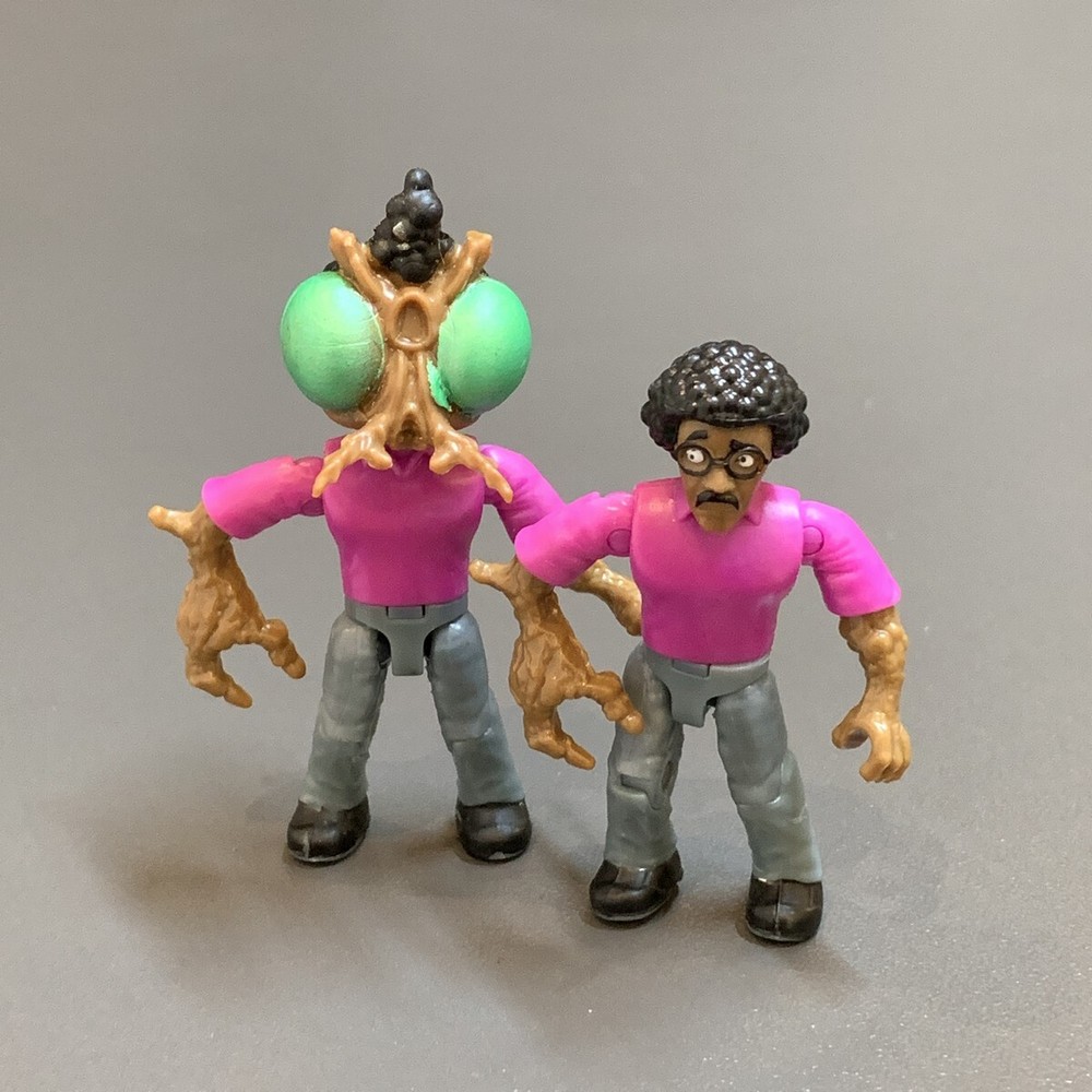 2 MEGA BLOKS Construx STOCKMAN FLY Turtles Baxter Mutation Lab mini Figure #3
