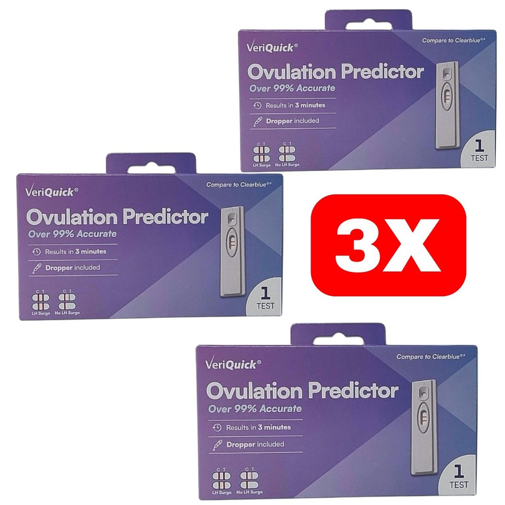 Ovulation Prediction Test Kit 3 BOXES VeriQuick