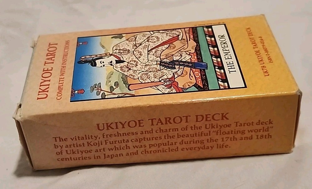 Vintage Ukiyoe Tarot Deck 1982 by Stuart Kaplan Complete w/ Instructions OOP