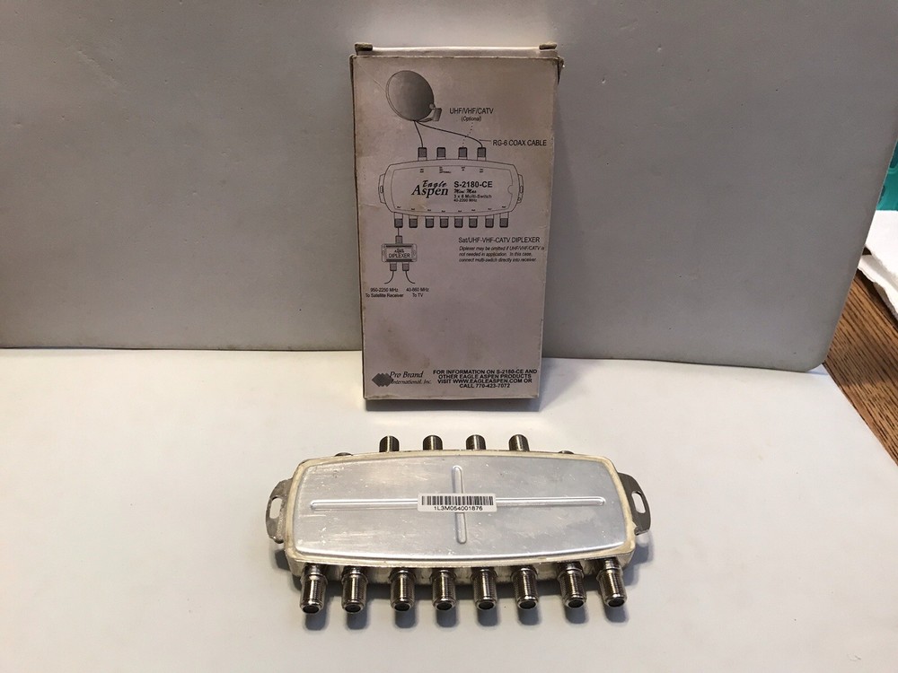 MULTI SWITCH 3X8 SAT EAGLE ASPEN S2180-CE 40-2200MHz 