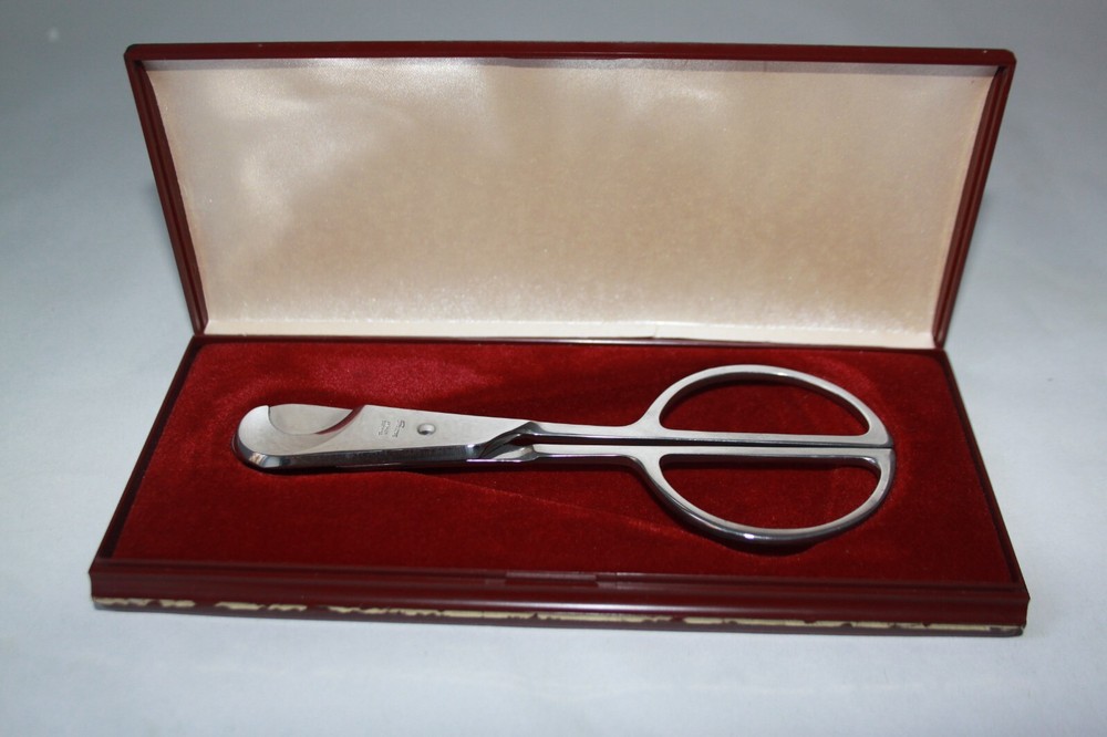 2 German Solingen Steel Cigar Scissors