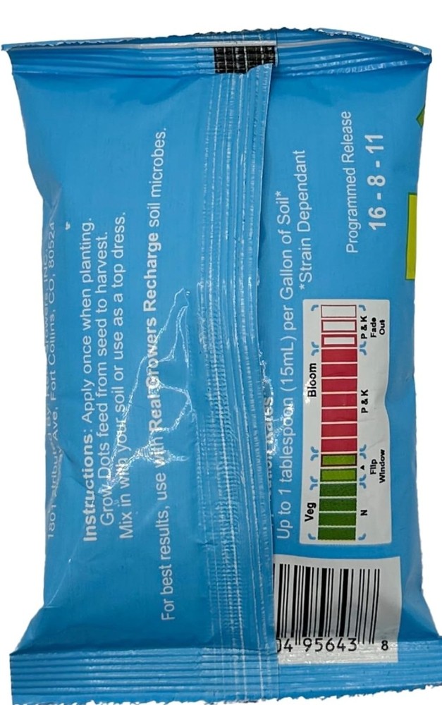 Real Growers Grow Dots Classic 75g – Single Application Programmed Release...