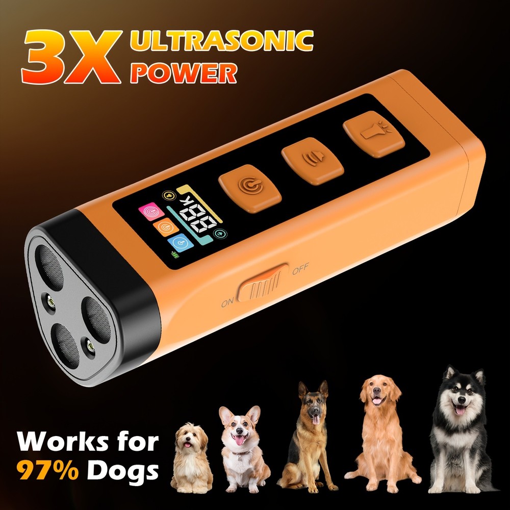 Non-Toxic Easy-To-Use Multi-Functional Adjustable Pet Anti-Barking Training Tool
