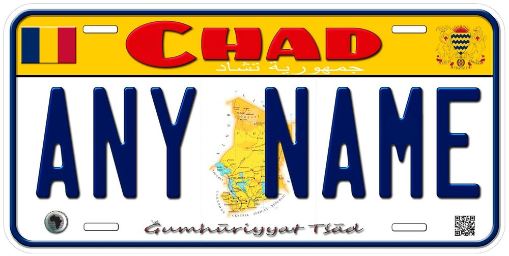 Chad Custom Personalized Novelty Car Tag License Plate