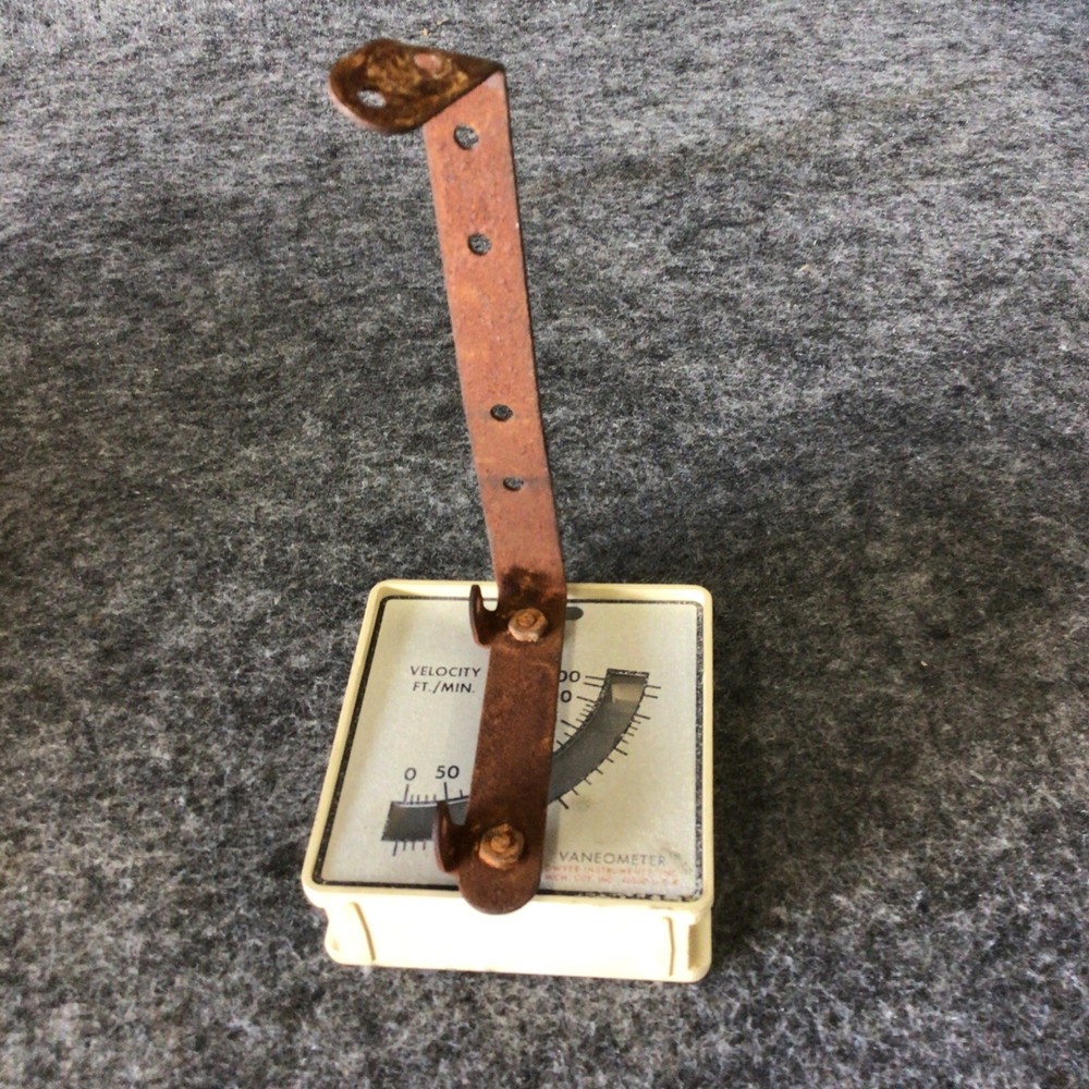 Dwyer Instruments 480 Vaneometer Swing Vane Anemometer Used