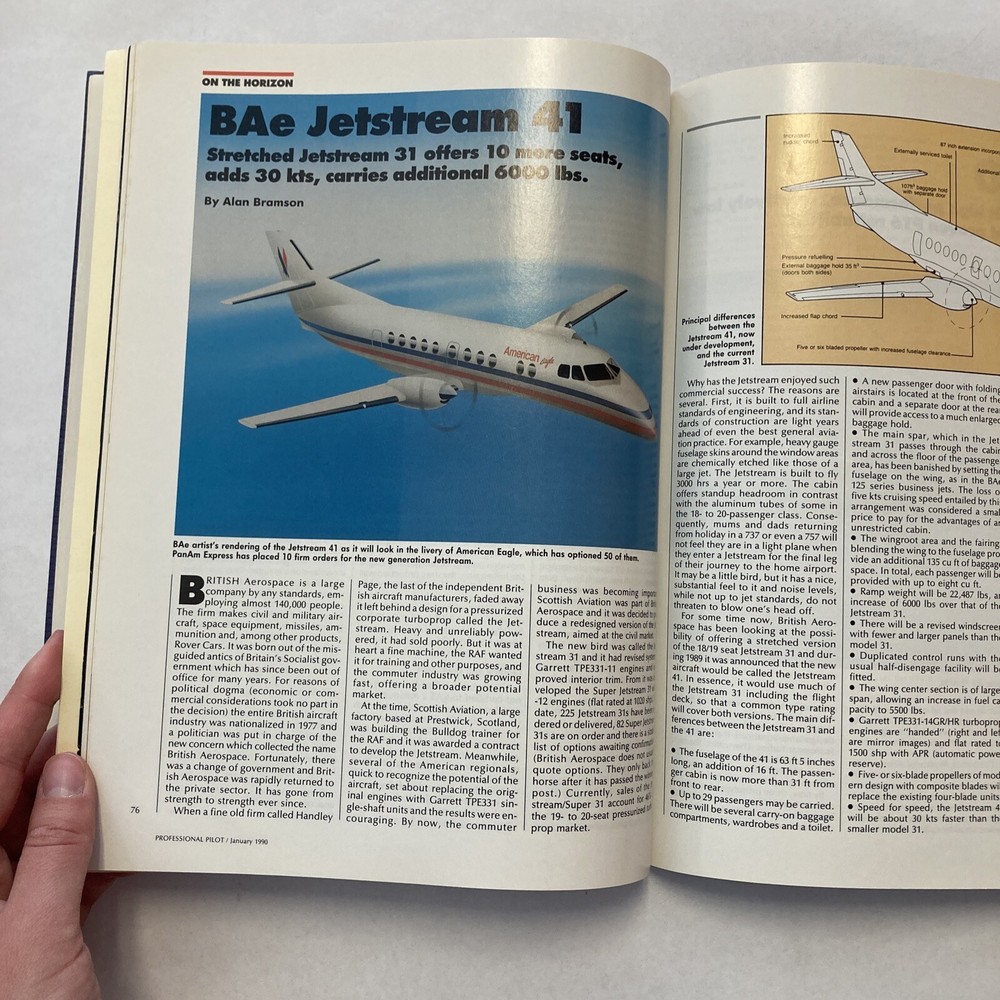 Professional Pilot - January 1990 Issue
