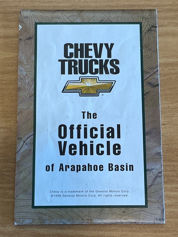 Arapahoe Basin - 1999 Trail Map