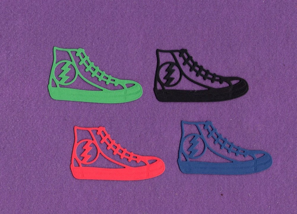 SHOE 2 die cuts scrapbook cards