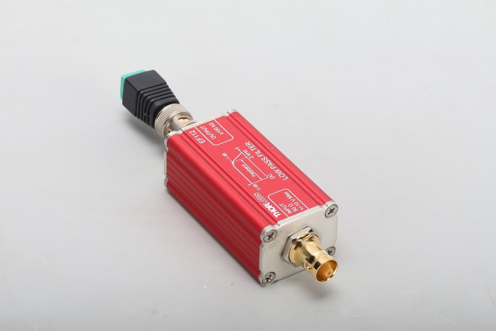 Thorlabs EF112 Low-Pass Electrical Filter With 2POS Terminal Block Adapter