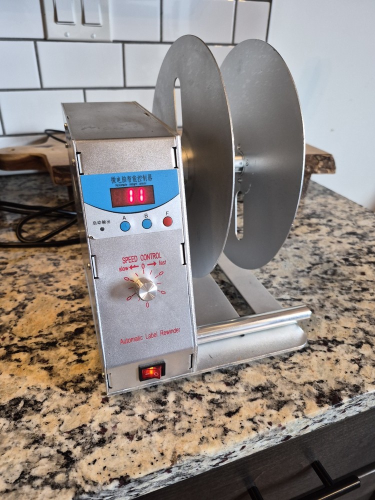 Automatic Label Rewinder Bidirectional Rewinding Adjustable Speed