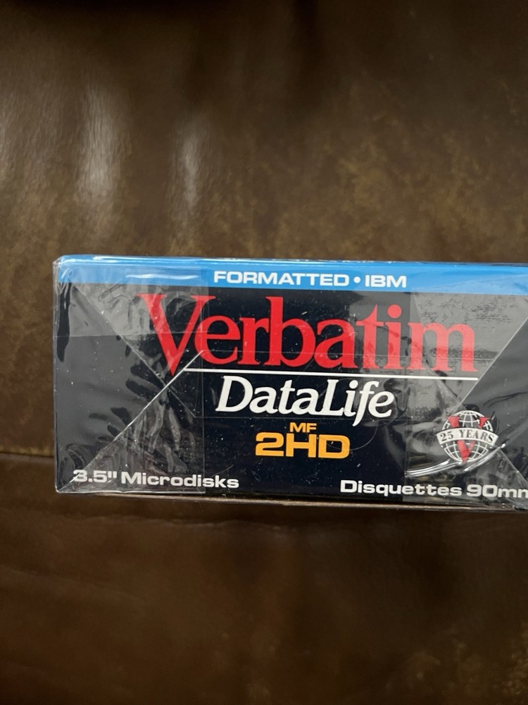 VERBATIM DataLife MF-2HD, Double-Sided/High-Density 3.5” Microdisks 10 Diskettes