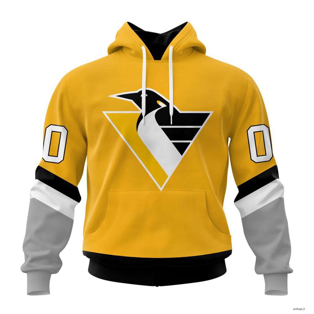 Personalized Pittsburgh Penguins Special Bold Design Hoodie Pullover