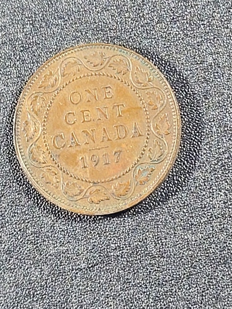 1917 Canada Large Cent - Solid Vf stk#M73