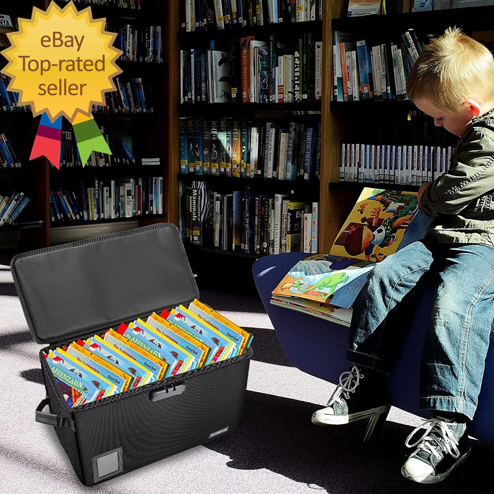 2 Pack Comic Book Storage Box, Fireproof & Water-Resistant Comic Book Box